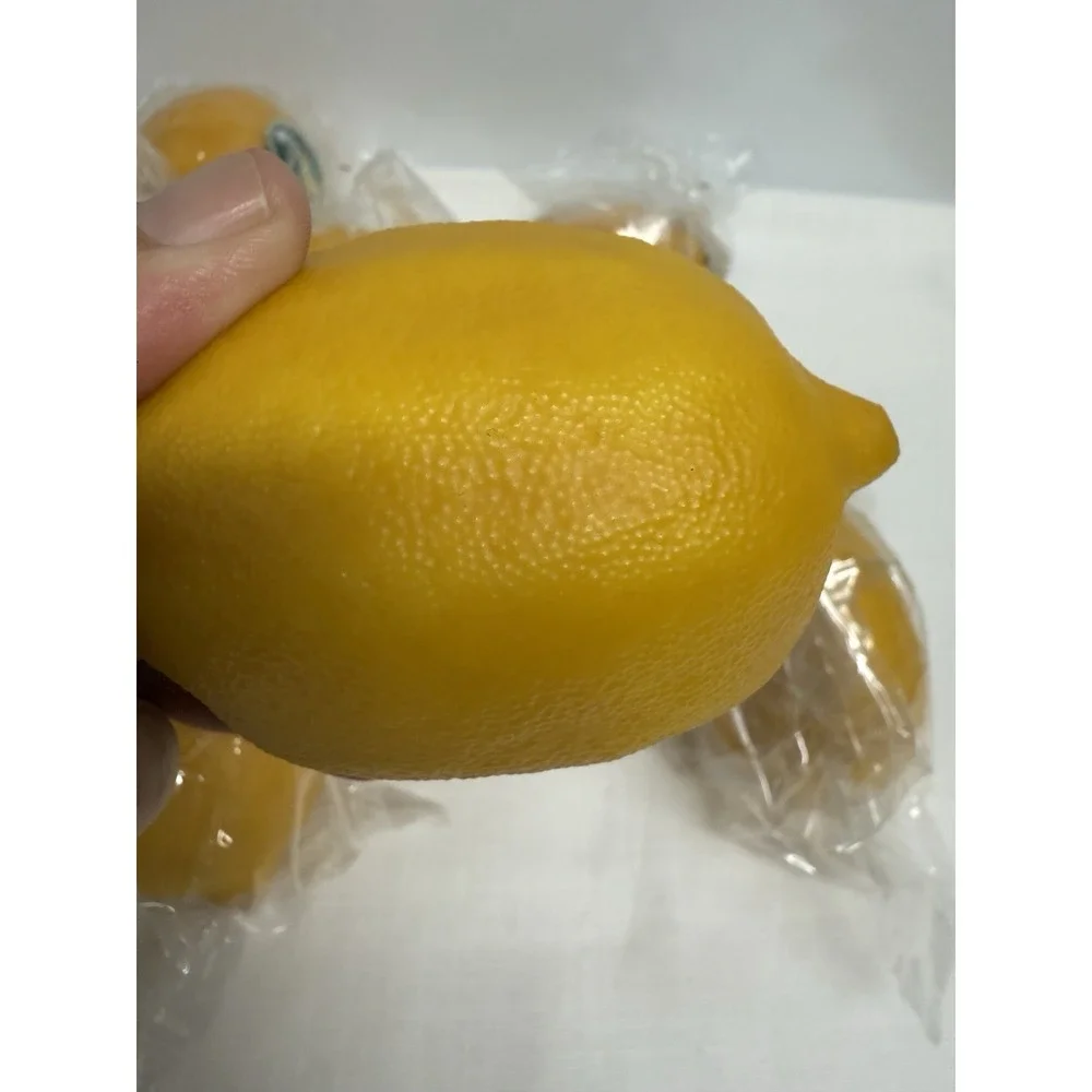 Winward Produce Lemon Faux Fruit Realistic Simulation Hand Painted Prop Decor 10